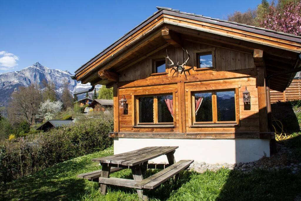 Chalet Cosy Proche Tramway Du Mont-Blanc Et Centre Saint-Gervais-les-Bains Exterior photo